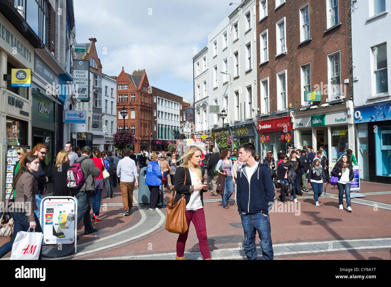 Grafton Street, Dublin, Ireland Stock Photo Alamy