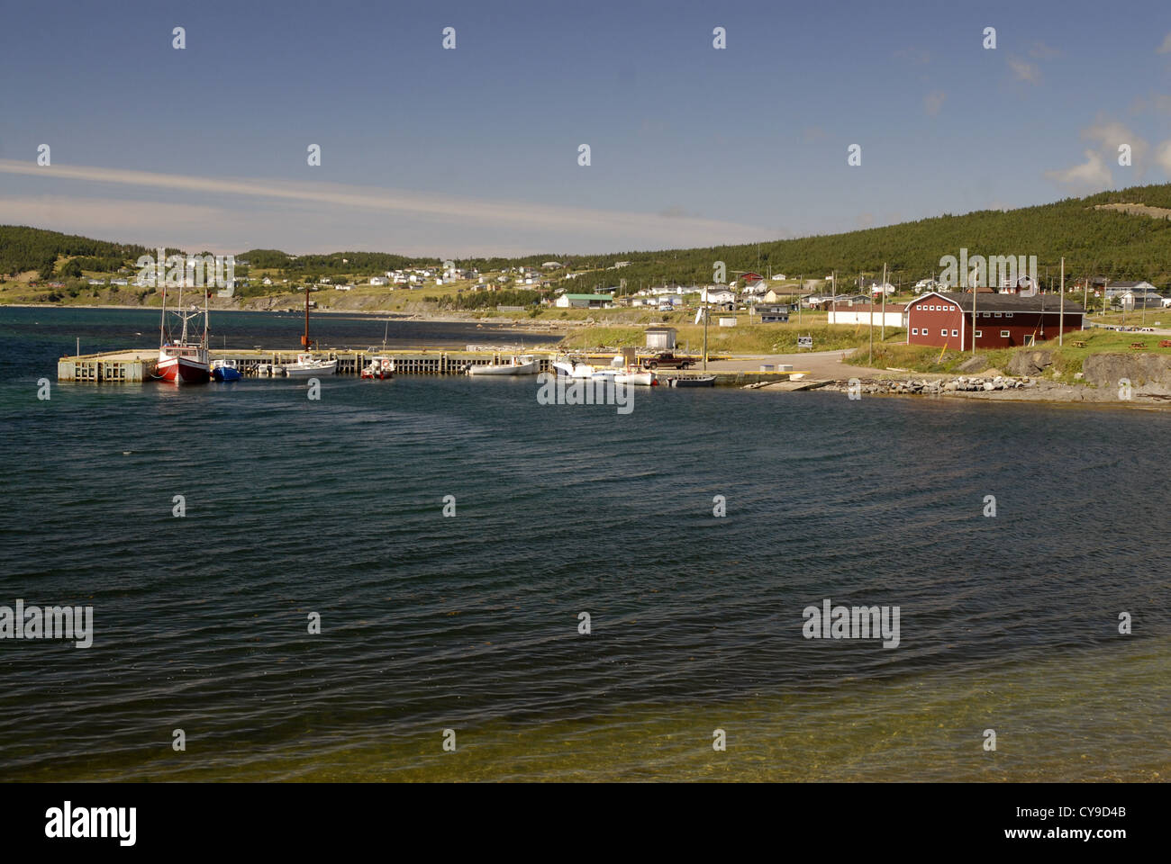 The harbour at Rocky Harbour, Newfoundland Stock Photo Alamy