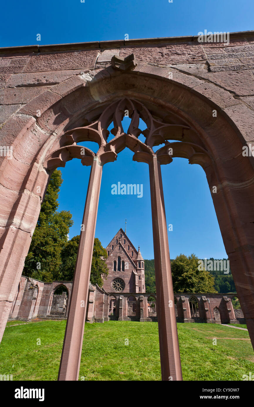 HIRSAU ABBEY, RUIN, IN THE PAST St. PETER AND PAUL ABBEY, NEAR CALW, BLACK FOREST, BADEN-WUERTTEMBERG, GERMANY Stock Photo