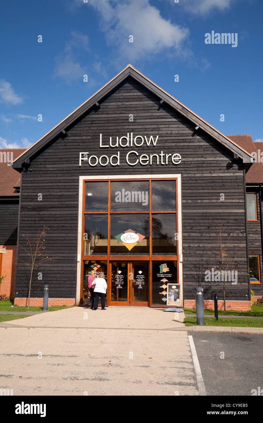 The Ludlow Food Centre, Ludlow, Shropshire UK Stock Photo