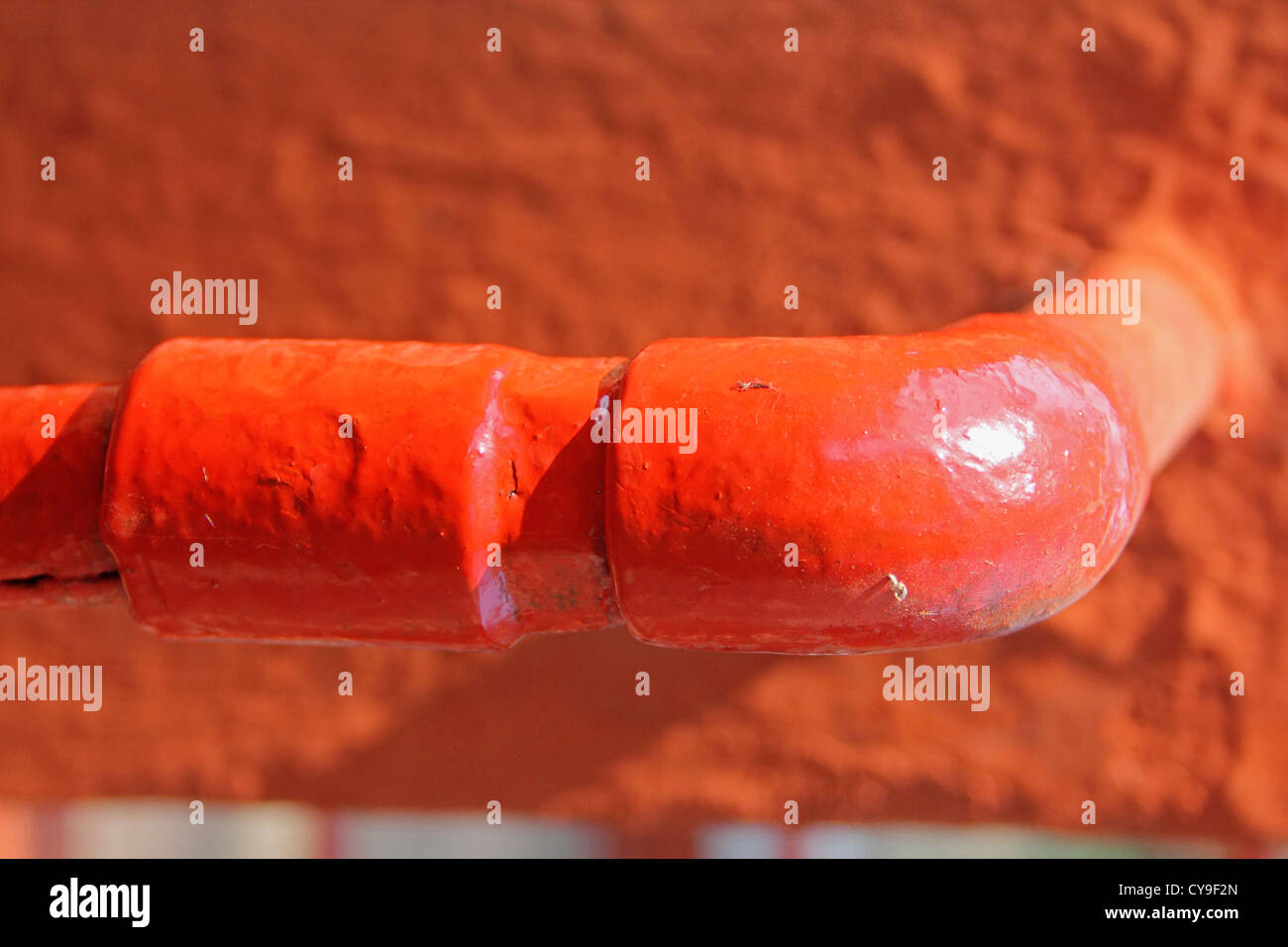 Close up of water supplier pipe, Pune, Maharashtra, India Stock Photo