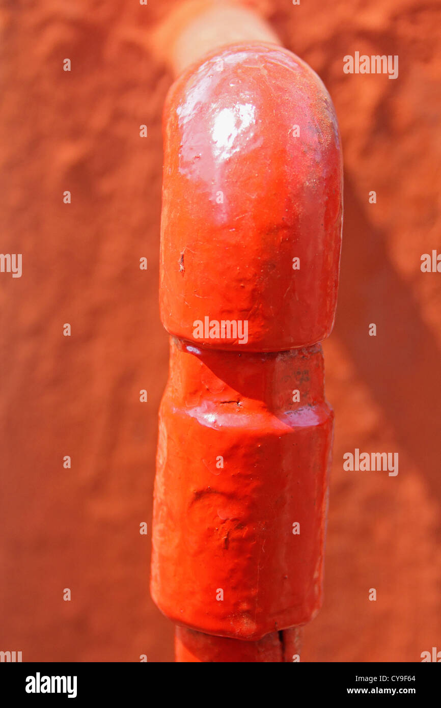 Close up of water supplier pipe, Pune, Maharashtra, India Stock Photo