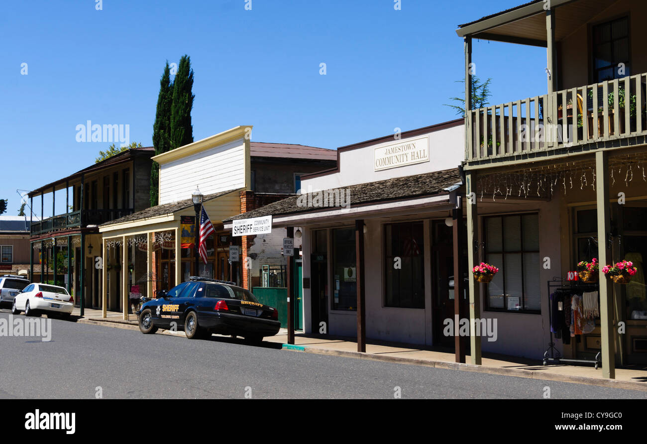 Jamestown, California historic goldrush township near the 'motherlode