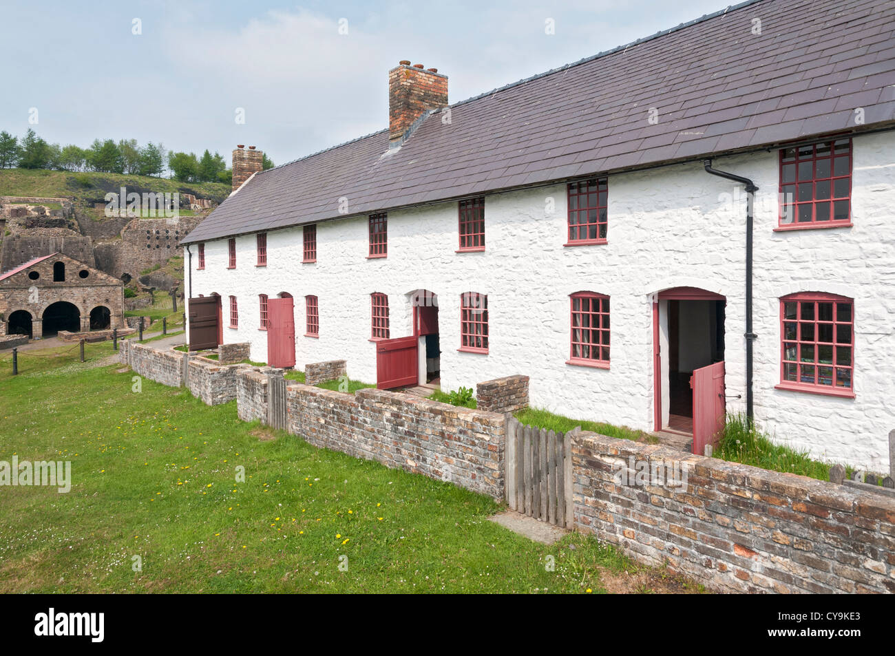 Wales, Blaenavon World Herirtage Site, Iron Works, operated 1789 to