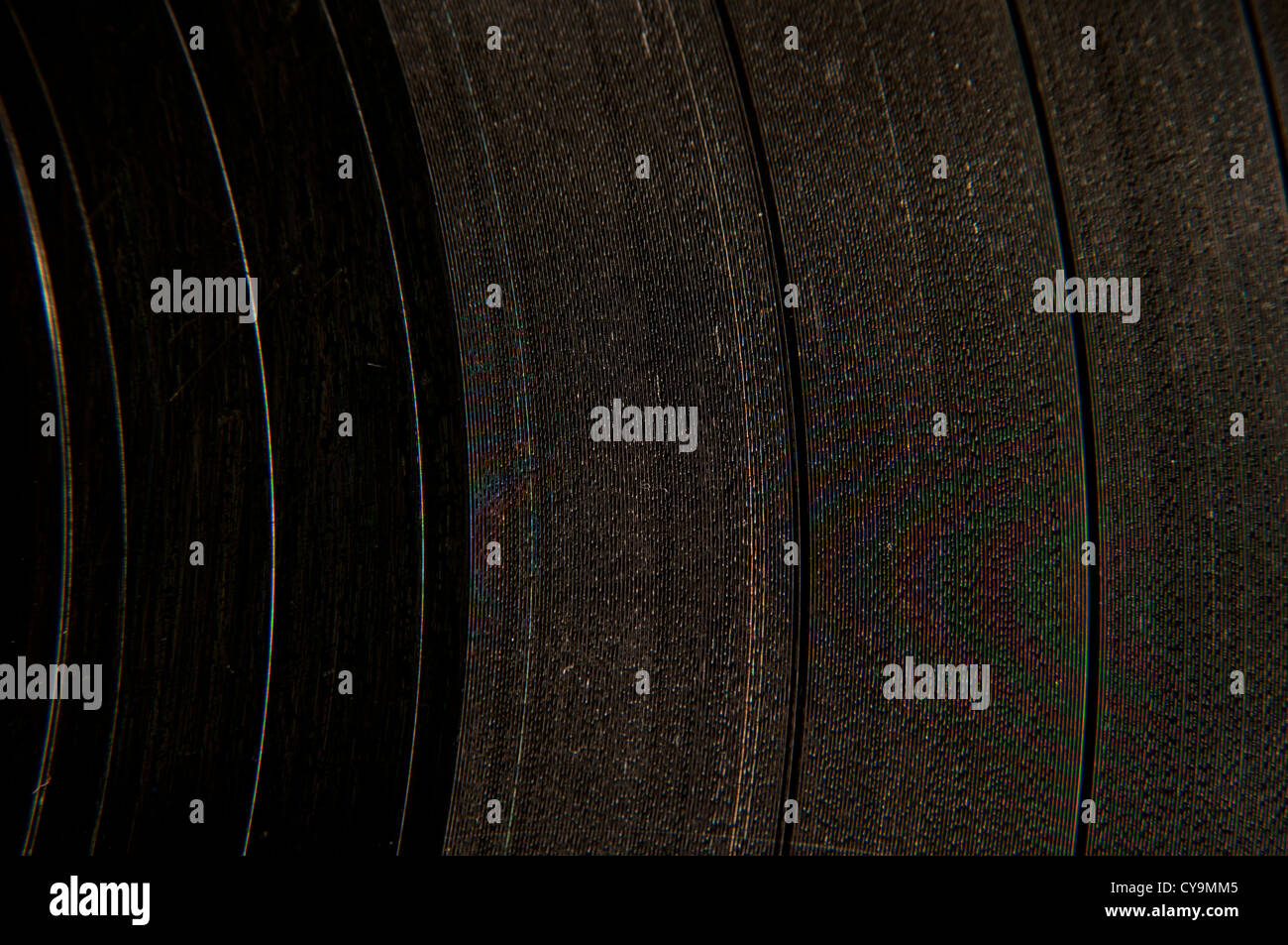 Vinyl Record close-up Stock Photo