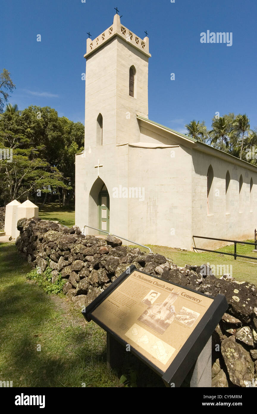 Elk2846355v Hawaii, Molokai, Kalaupapa Peninsula NHP, St Philomena