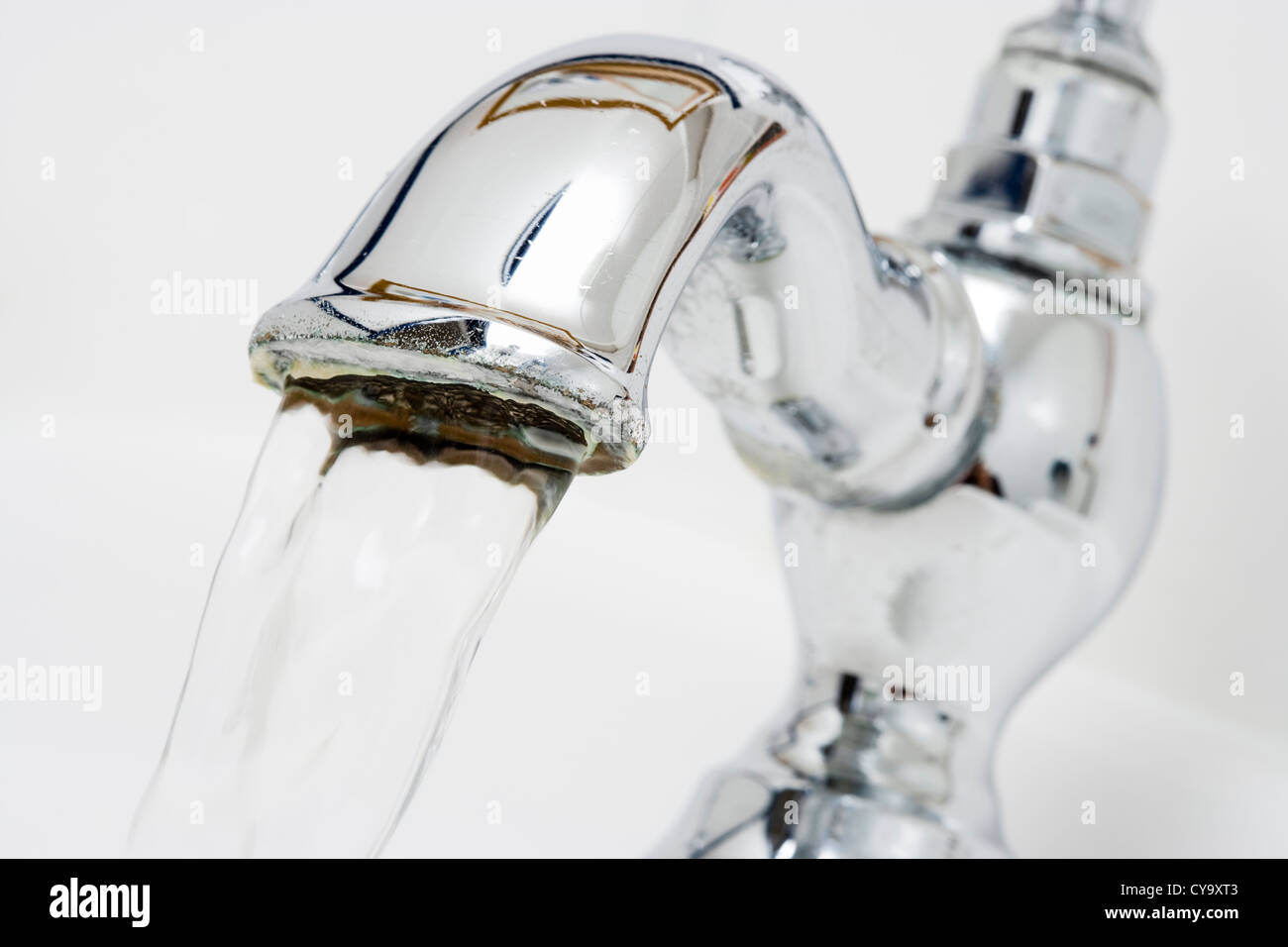 Tap, running. Stock Photo