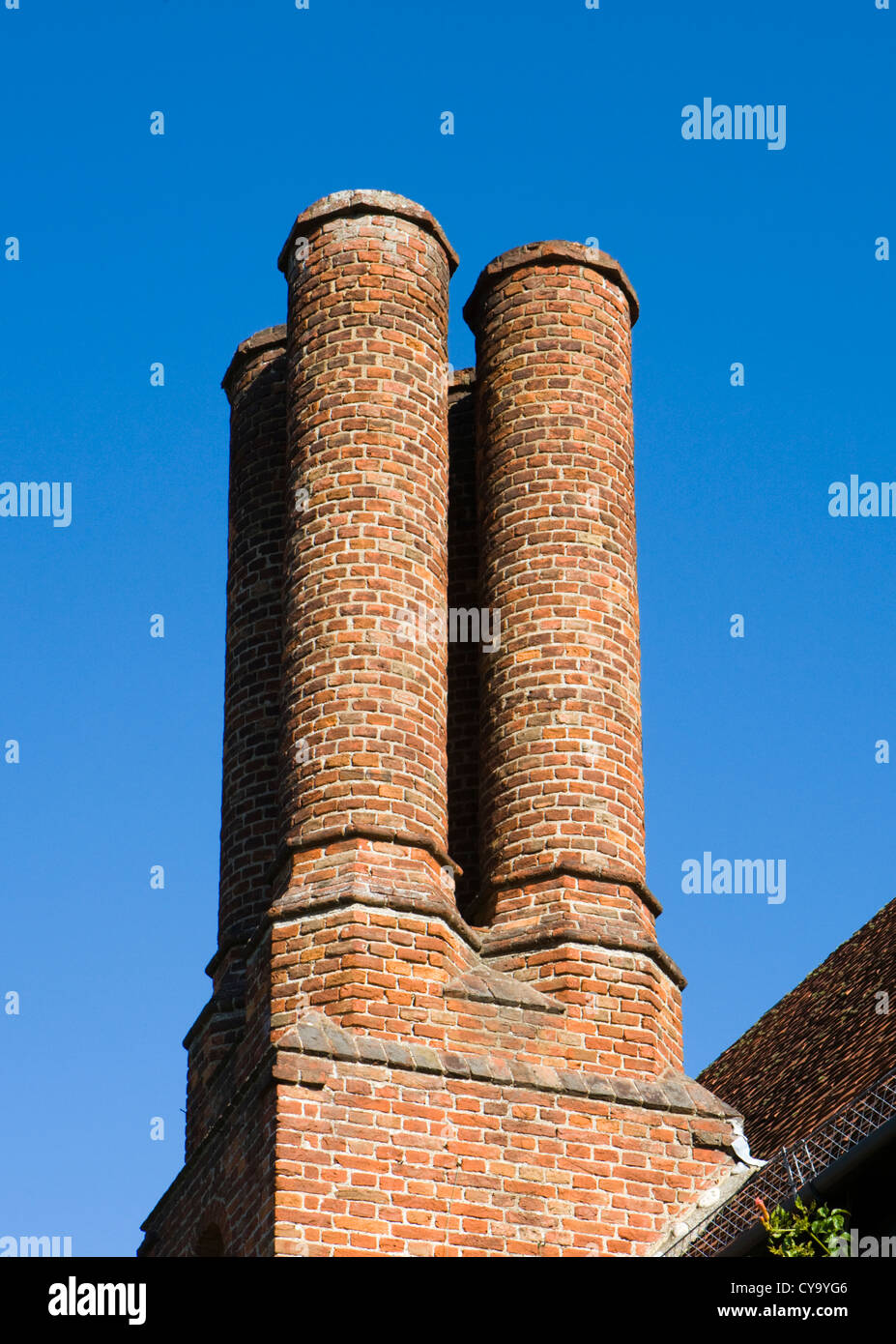Chimneys. Surrey, UK. Stock Photo