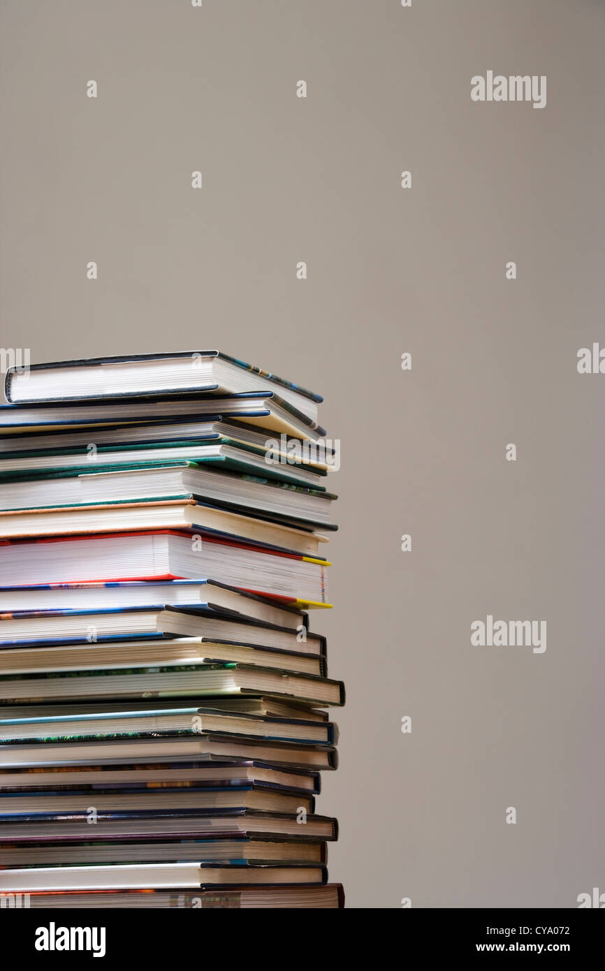 Pile of books. Stock Photo