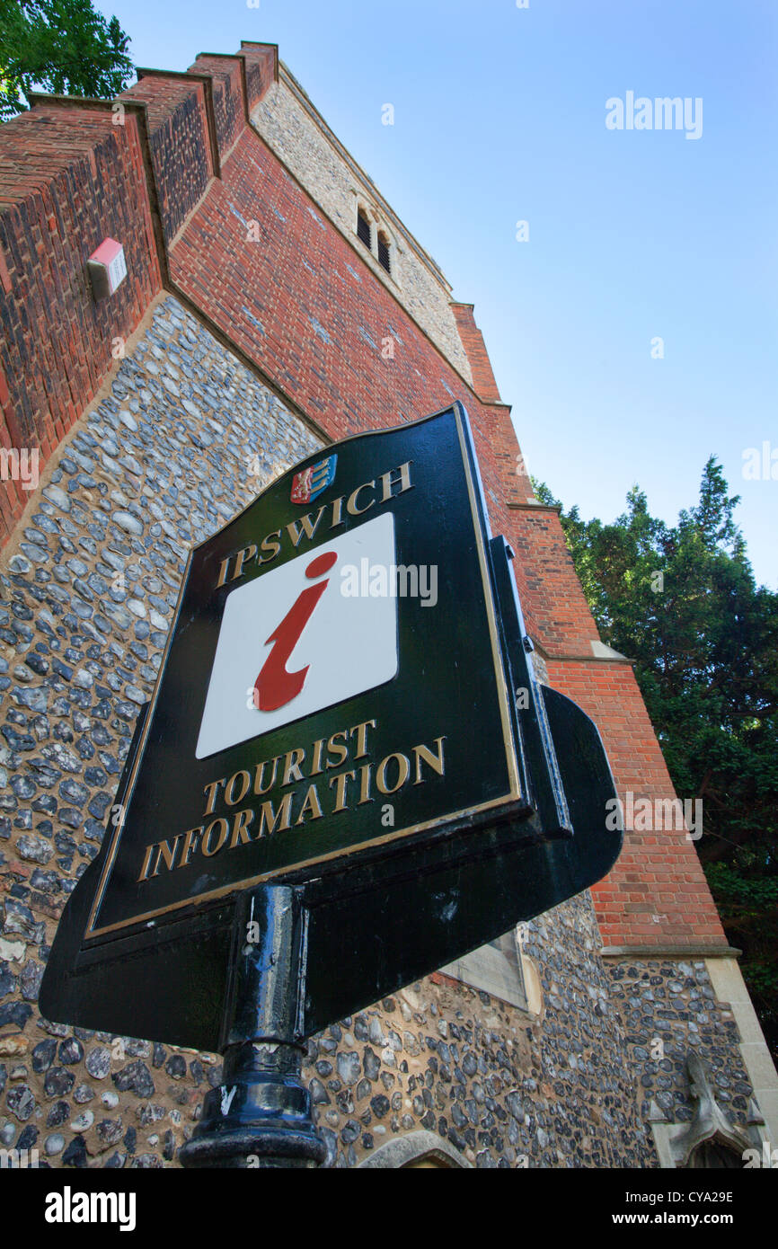 Tourist Information Centre in Former St Stephens Church Ipswich Suffolk England Stock Photo