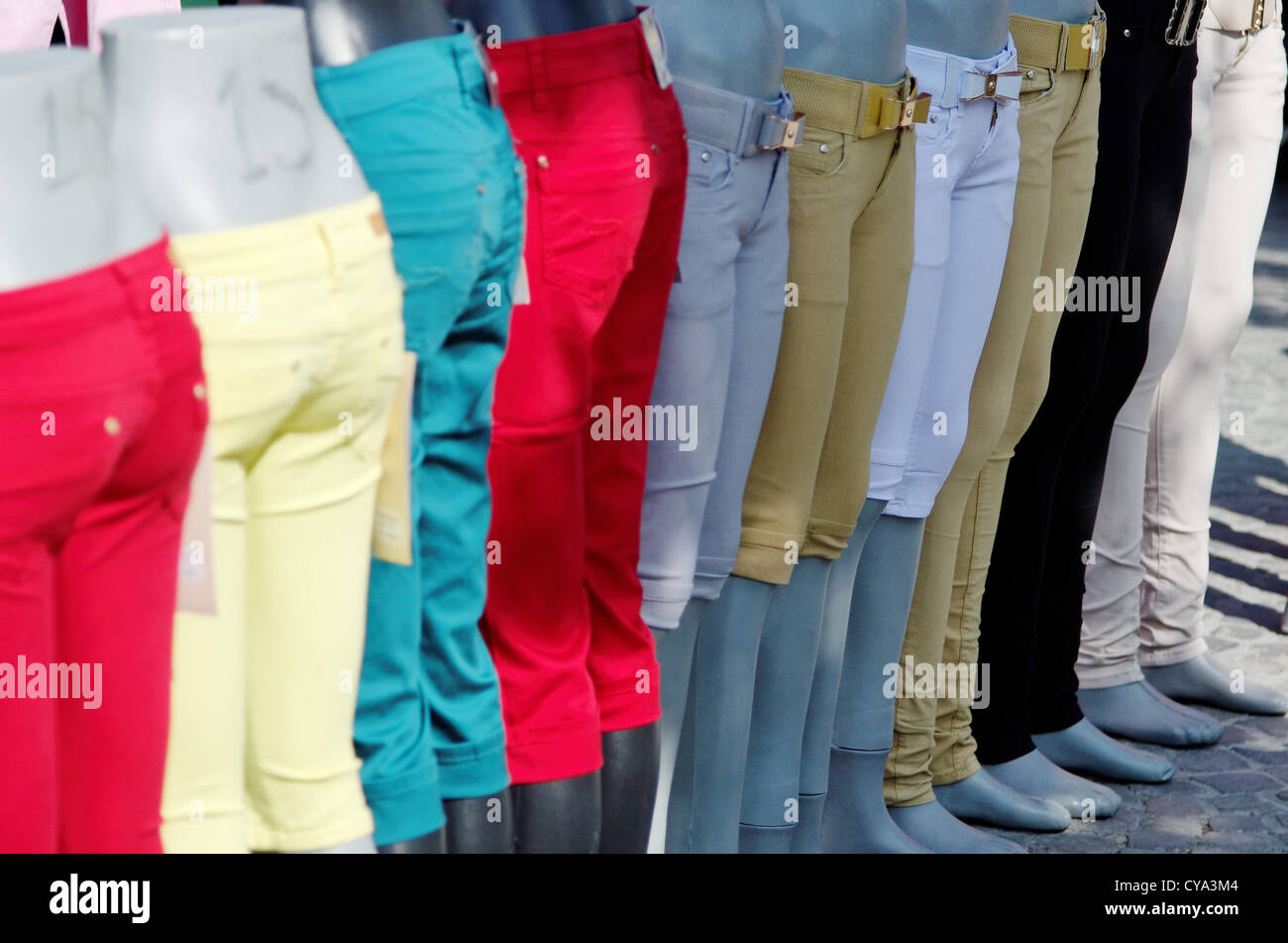 Get Blue Ankle Slit Details Straight Rayon Pants at  489  LBB Shop