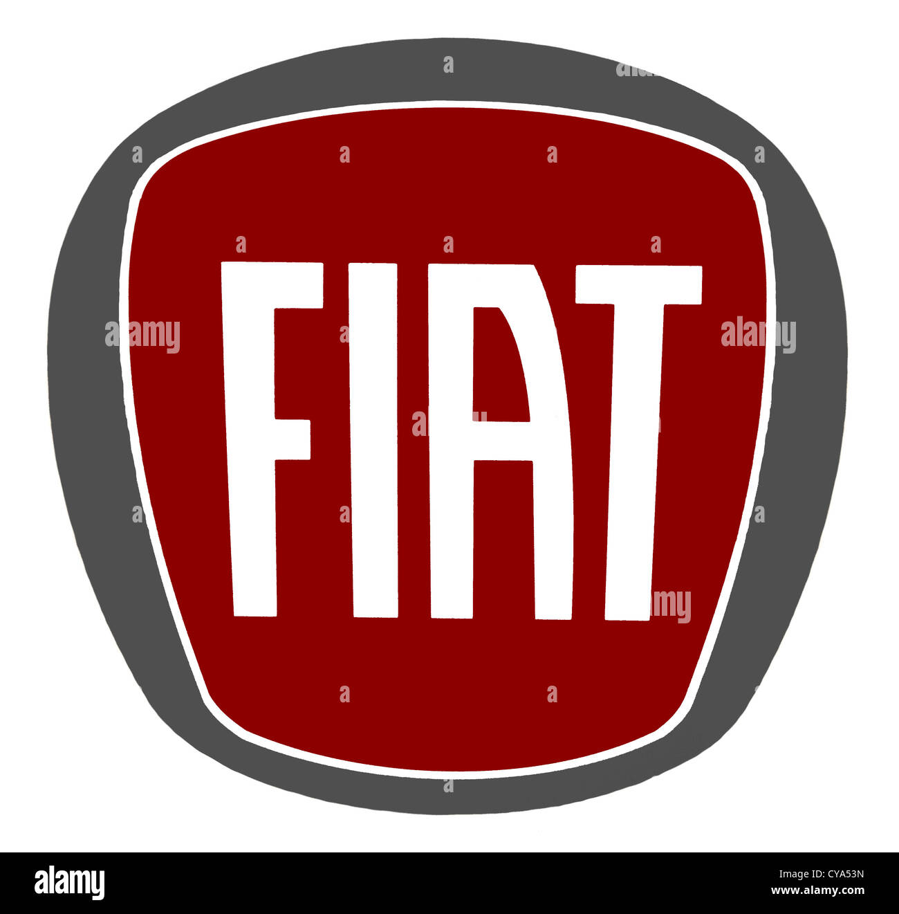 Fiat Logo (2006 onwards) Stock Photo
