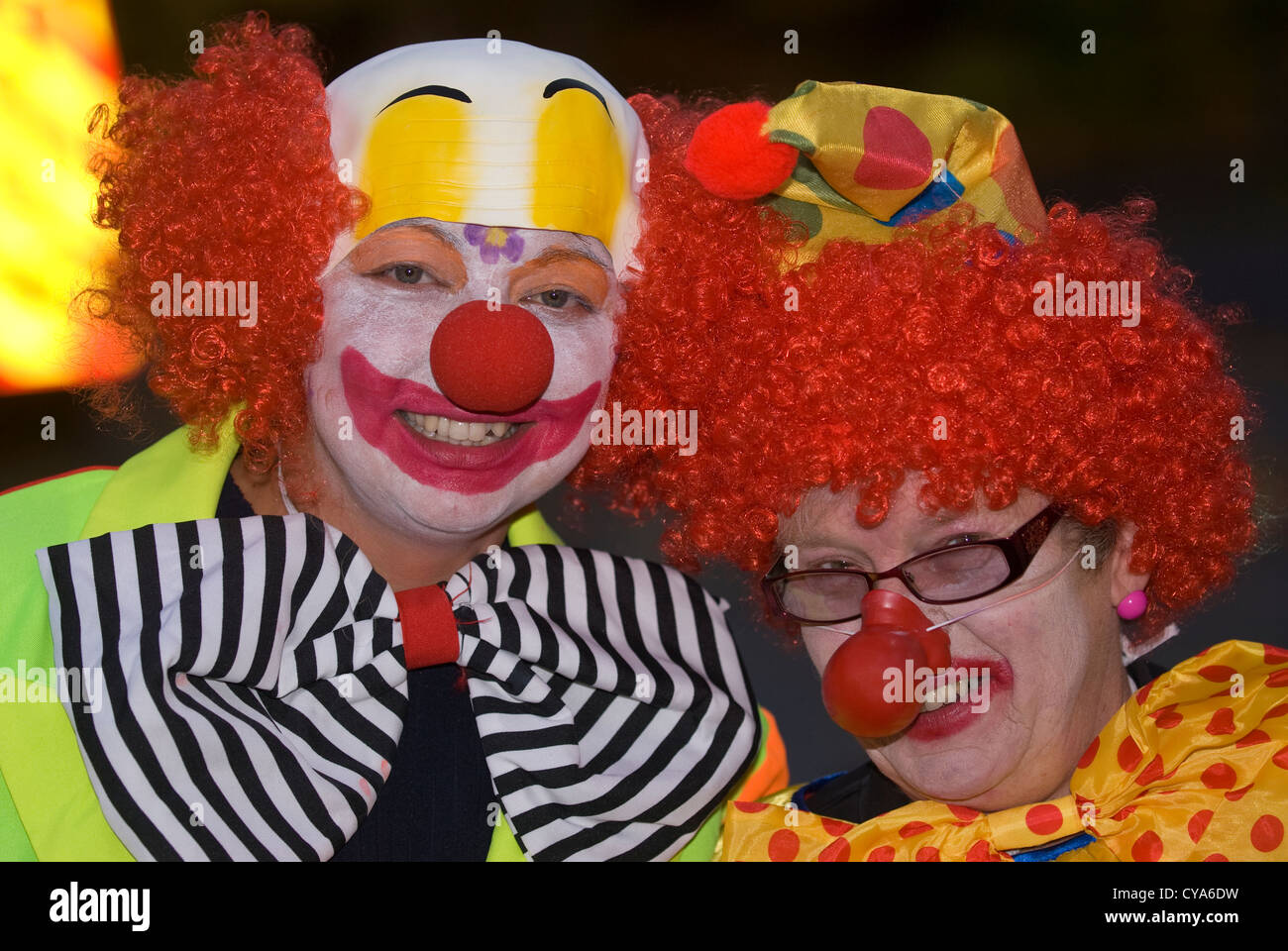 Clowns at Liphook Carnival, 27.10.2012 Stock Photo Alamy