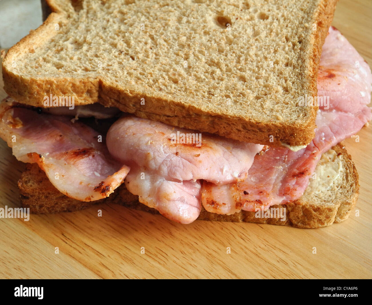 A Bacon Sandwich. From the archives of Press Portrait Service (formerly