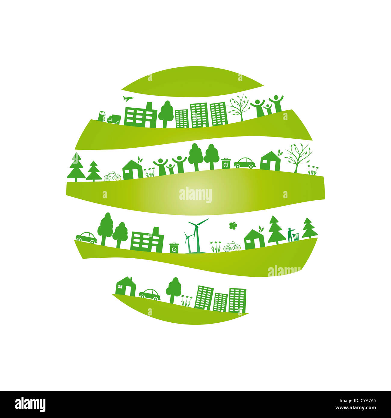 Ecology concept you can use on Earth Day Stock Photo