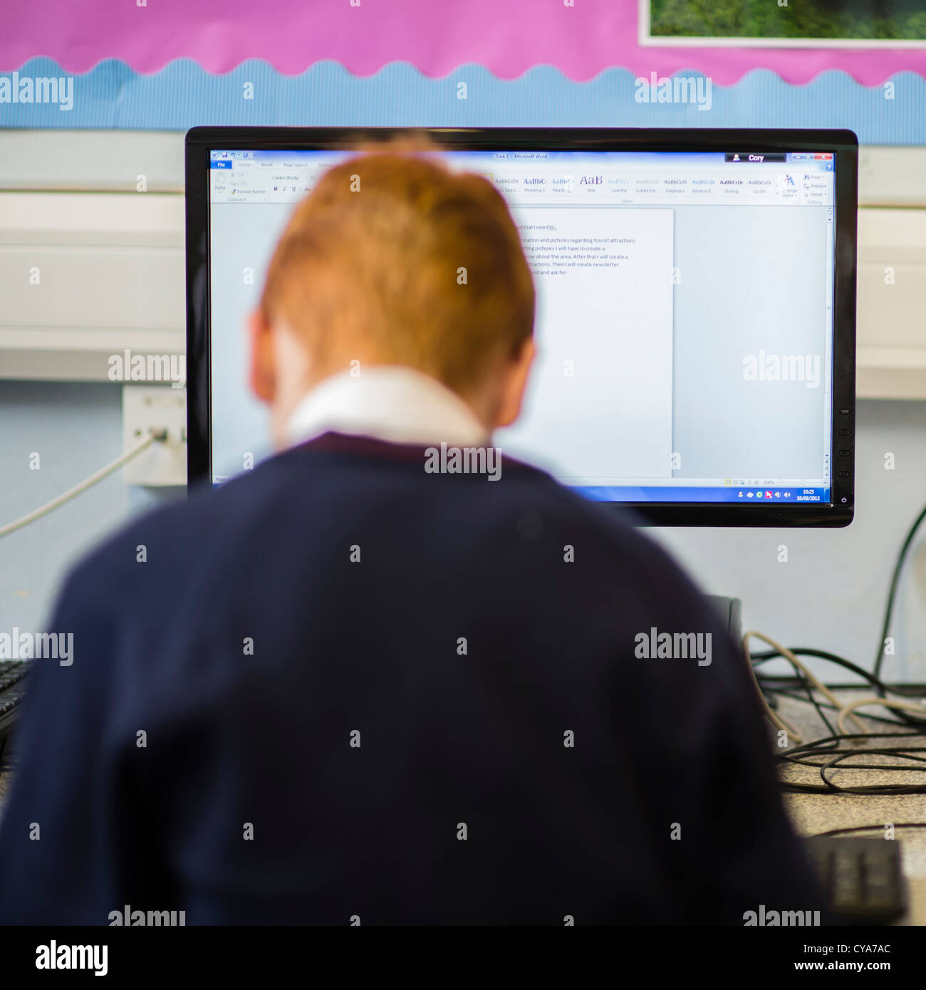 Uk school boy class hi-res stock photography and images - Alamy