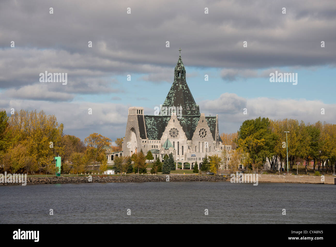 Canada, Quebec, St. Lawrence River at Three Rivers (aka TroisRivieres