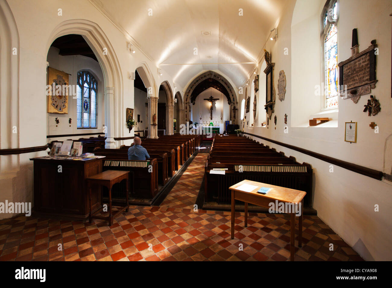 The Interior of St Mary at the Elms Parish Church Ipswich Suffolk