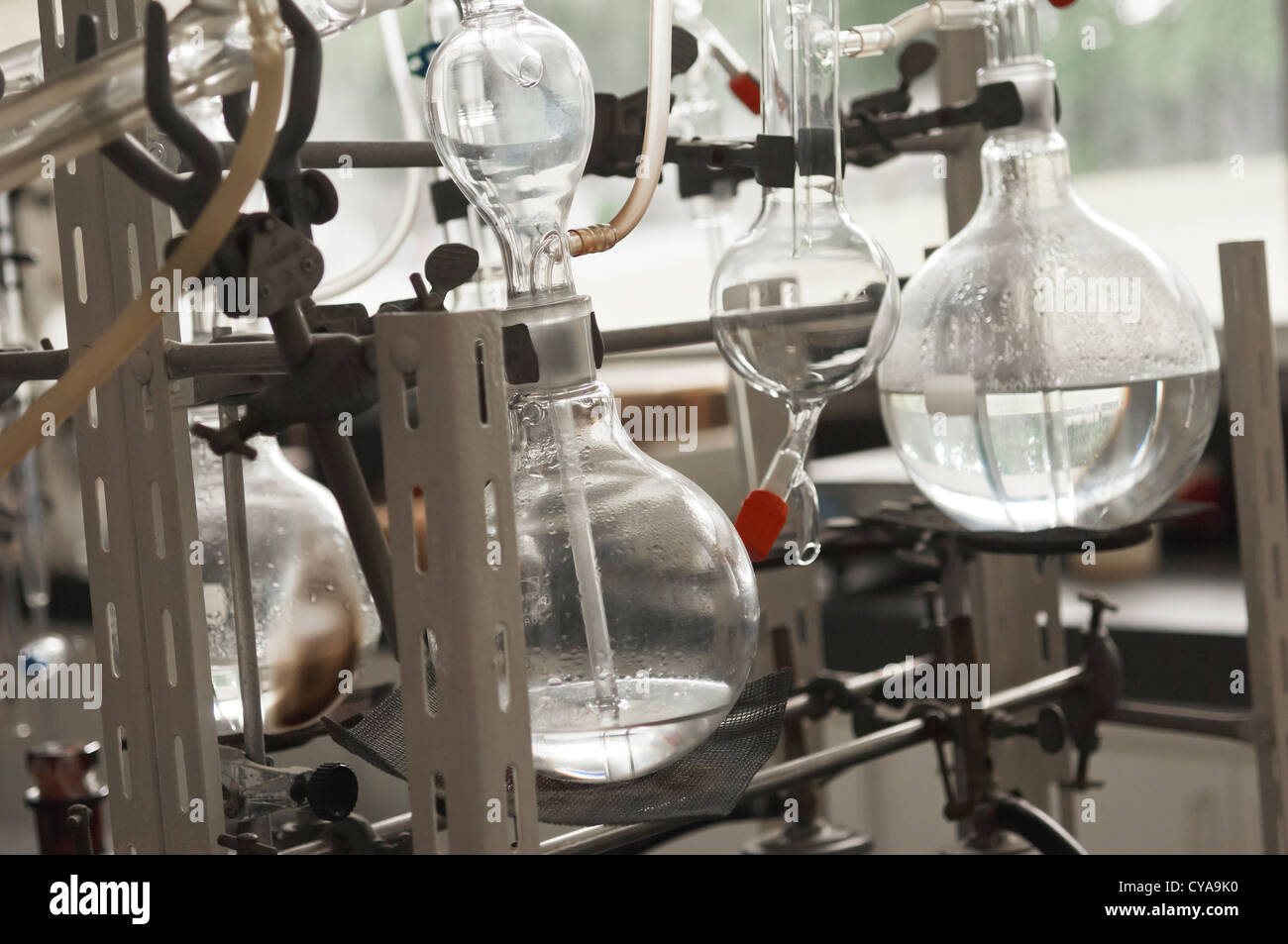 Real life detail of a chemical laboratory environment Stock Photo Alamy