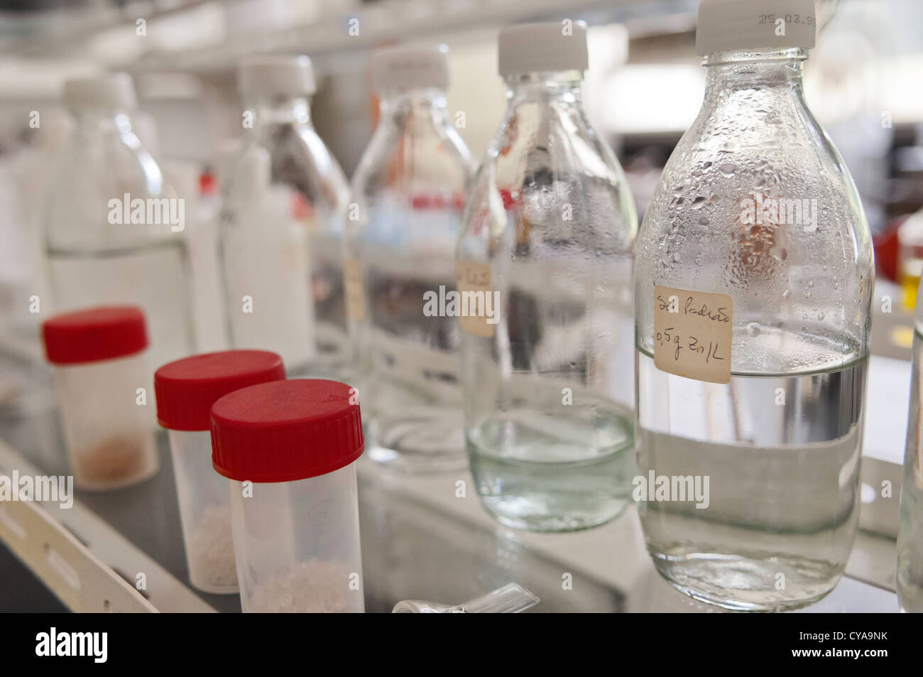 Real life detail of a chemical laboratory environment Stock Photo Alamy