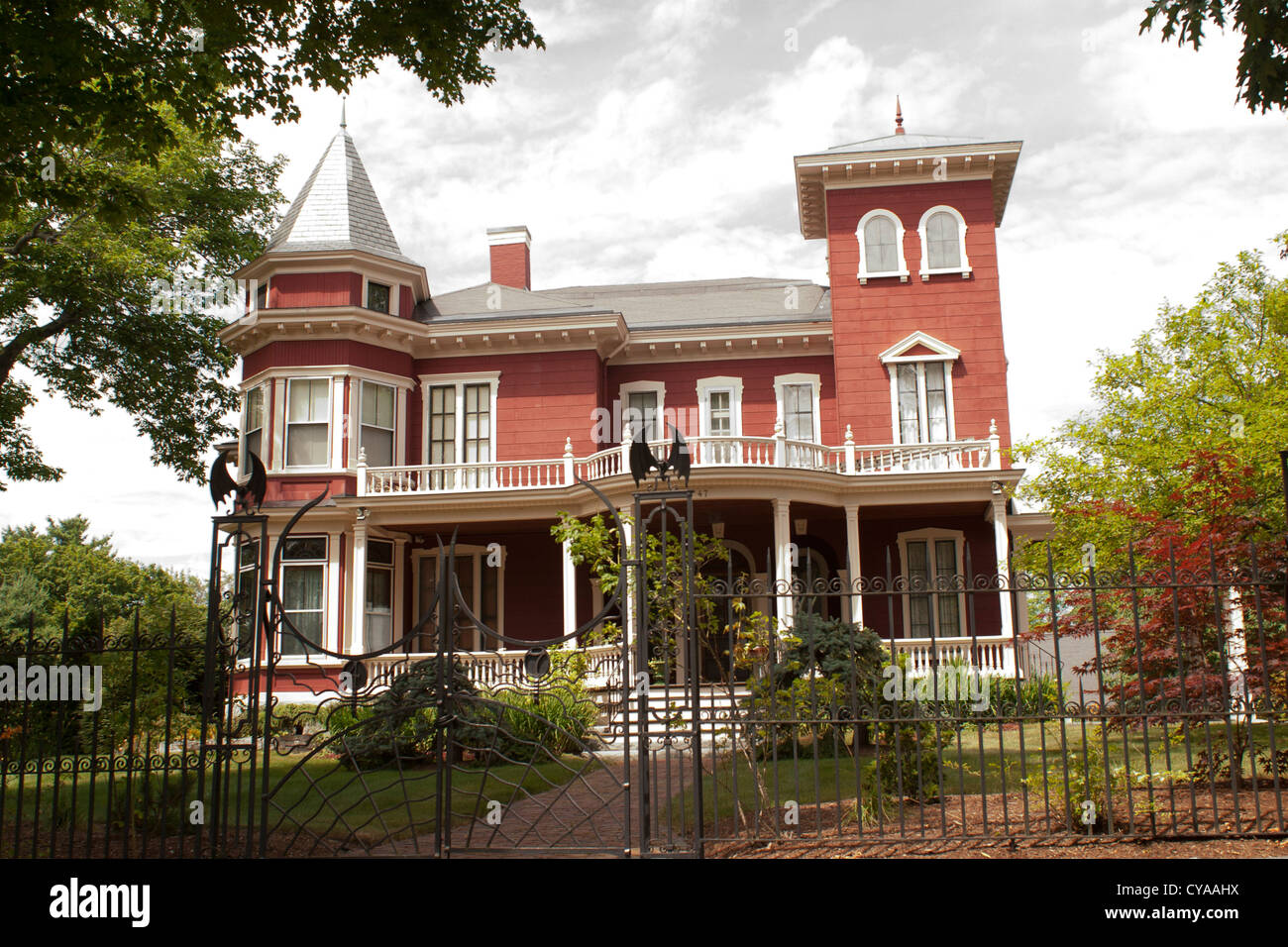 Stephen King's impressive home in Bangor, Maine comes with an elaborate