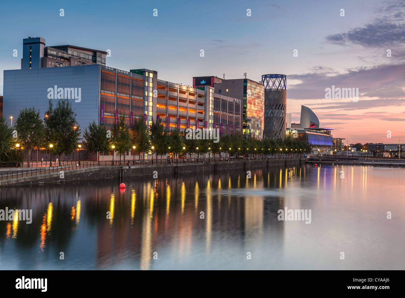 Salford Quays Shopping Mall Stock Photo