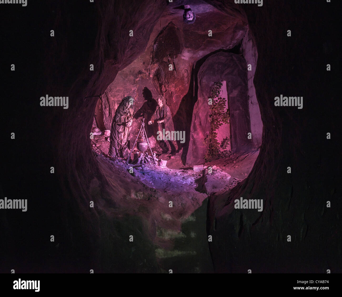 Smugglers Adventure at St Clements Caves Hastings, East Sussex Stock