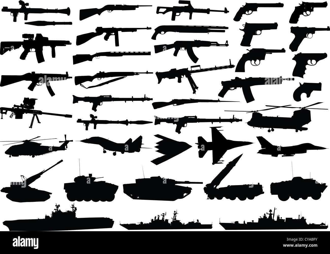 Military tank silhouette hi-res stock photography and images - Alamy