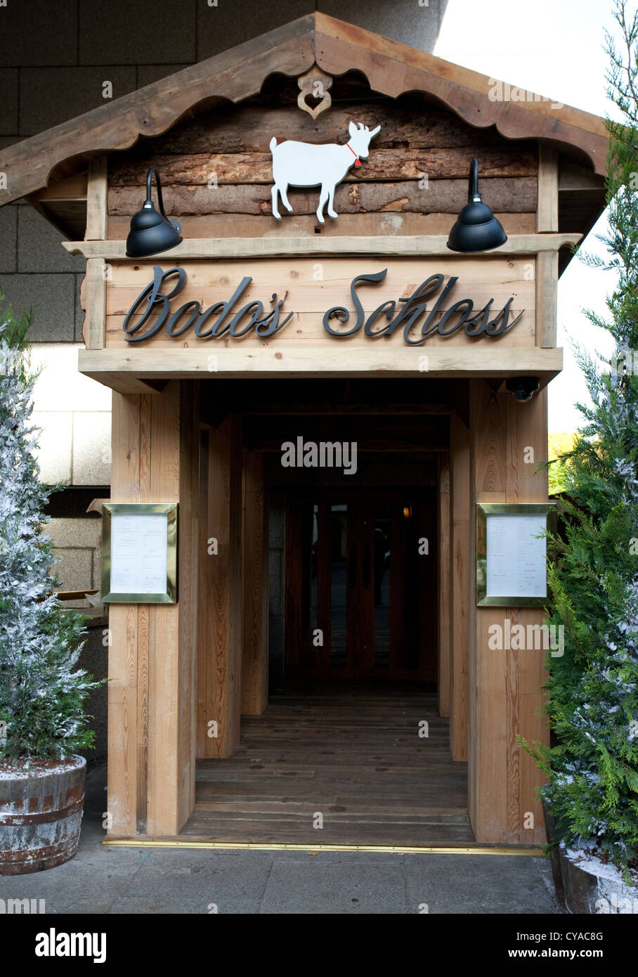 Bodo's Schloss night club in Kensington, London Stock Photo Alamy