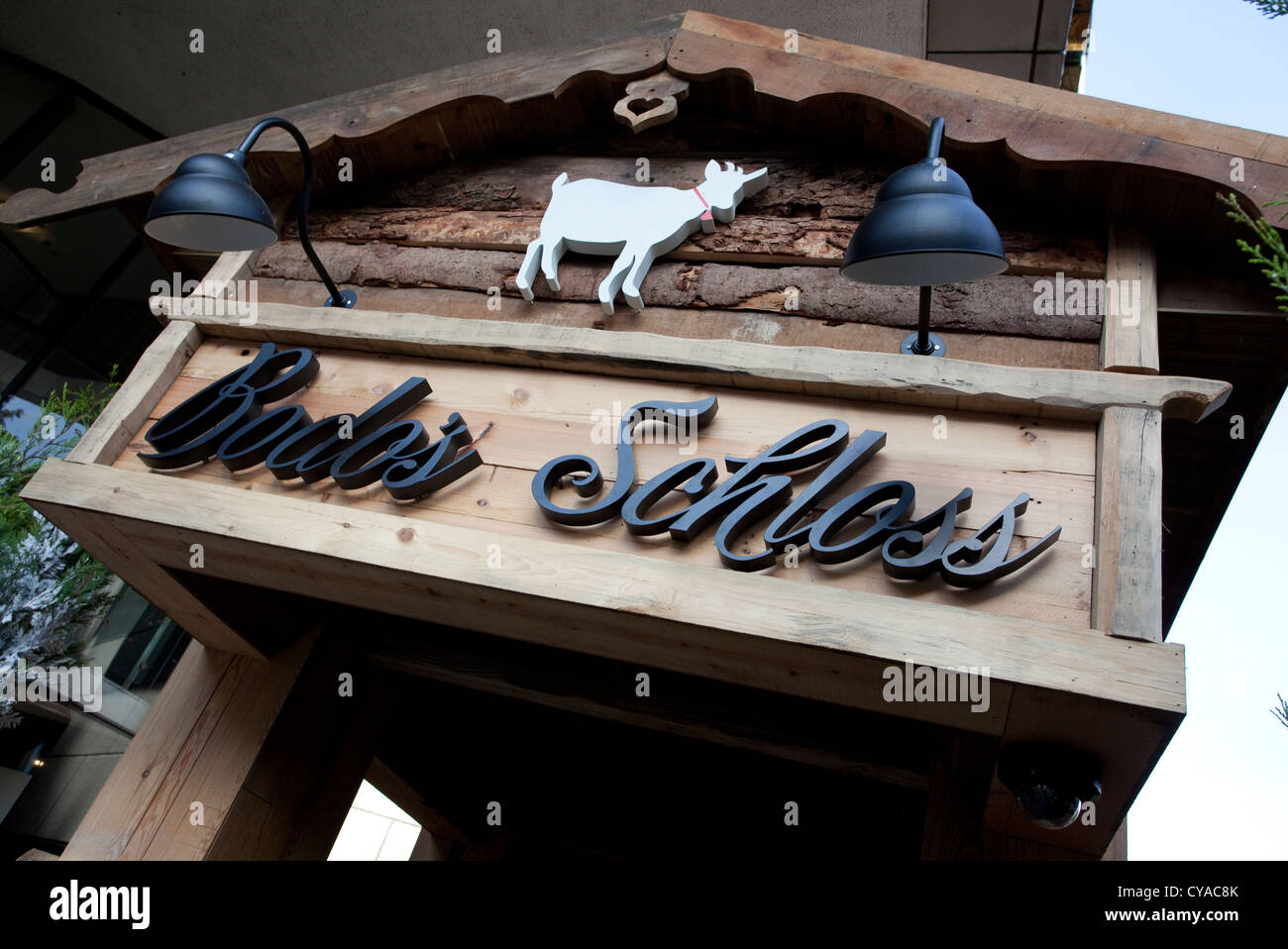 Bodo's Schloss night club in Kensington, London Stock Photo Alamy