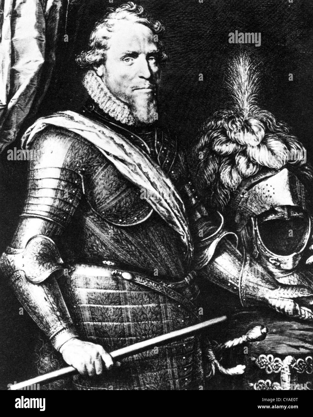 MAURICE OF NASSAU, PRINCE OF ORANGE (1567-1625)  Dutch army  commander Stock Photo
