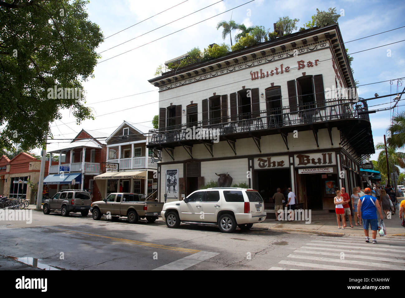 the bull and whistle bar duval street old town key west florida usa