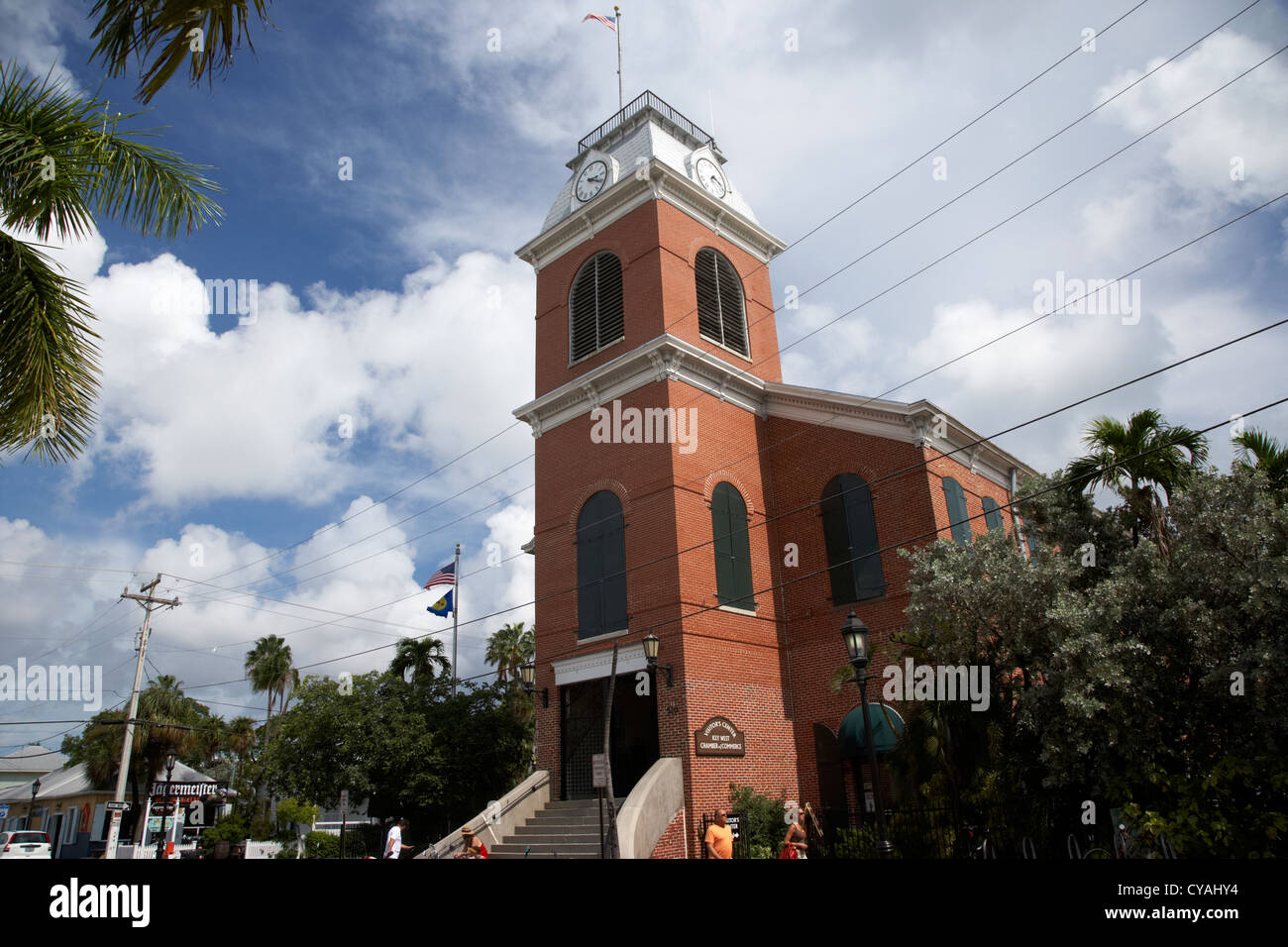 key west chamber of commerce visitors center florida usa Stock Photo