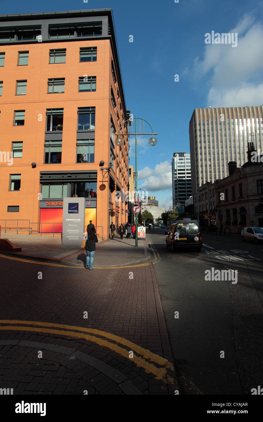 Buildings on Broad Street Birmingham UK Stock Photo Alamy