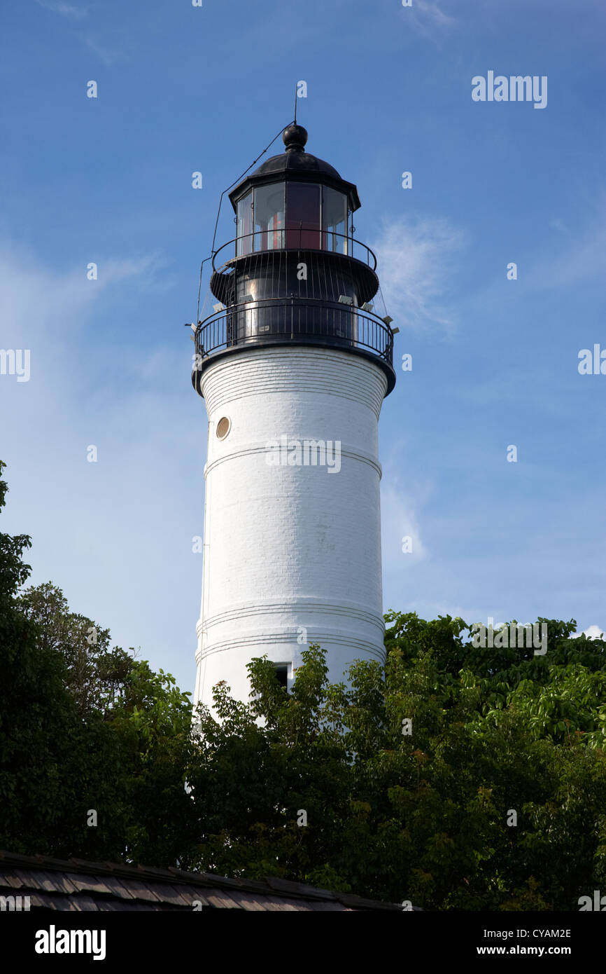 key west lighthouse florida usa Stock Photo Alamy
