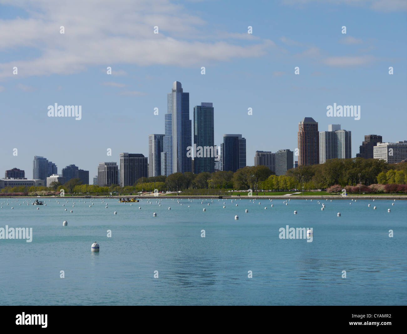 Chicago and lake Michigan Stock Photo - Alamy