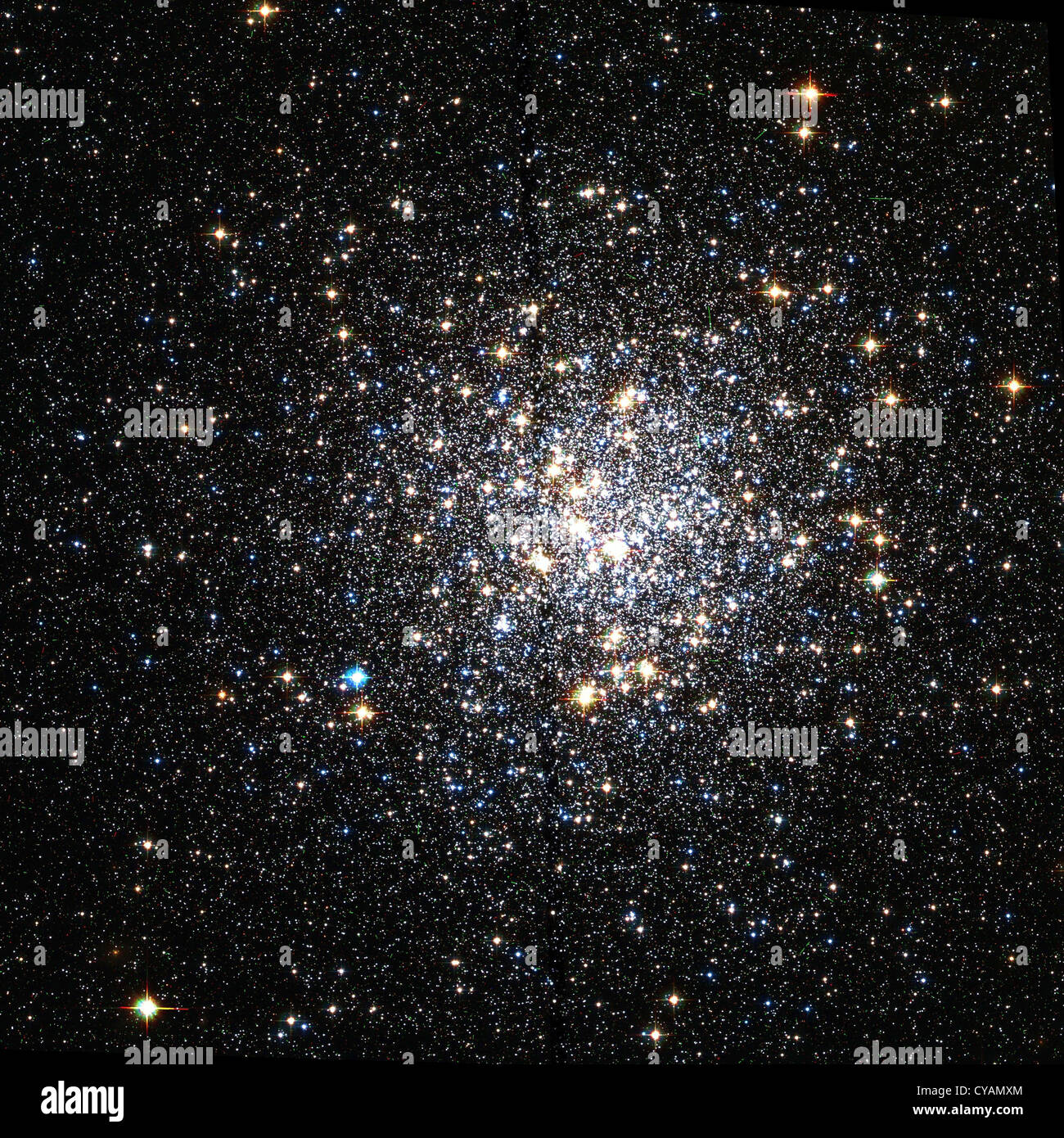 Messier object 9 - globular cluster in Ophiucus constellation Stock Photo