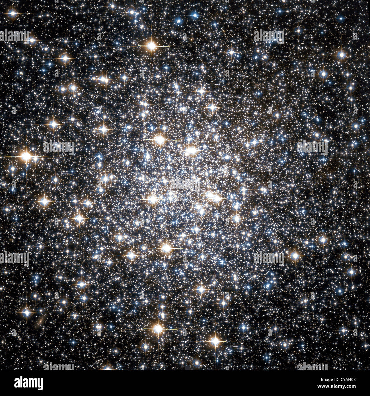 Messier 10 globular cluster Stock Photo