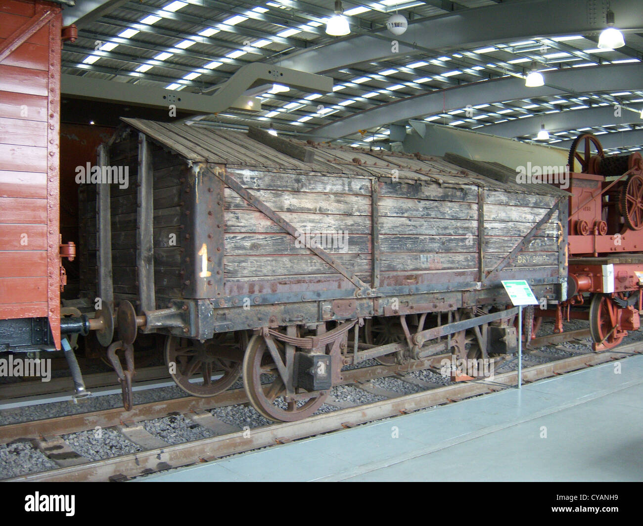 Locomotion railway museum in Shildon, County Durham. Stock Photo