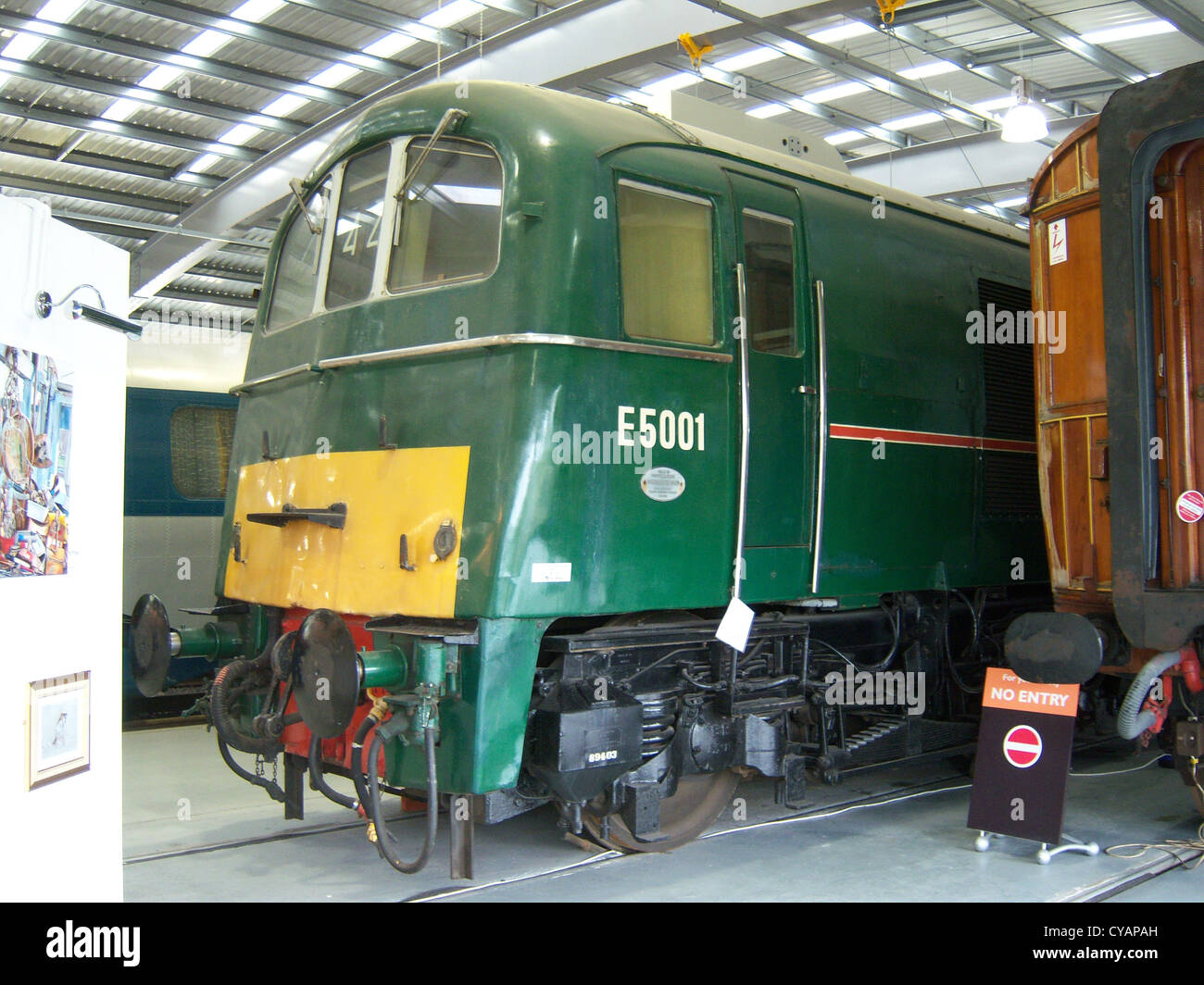 Locomotion railway museum in Shildon, County Durham. Stock Photo