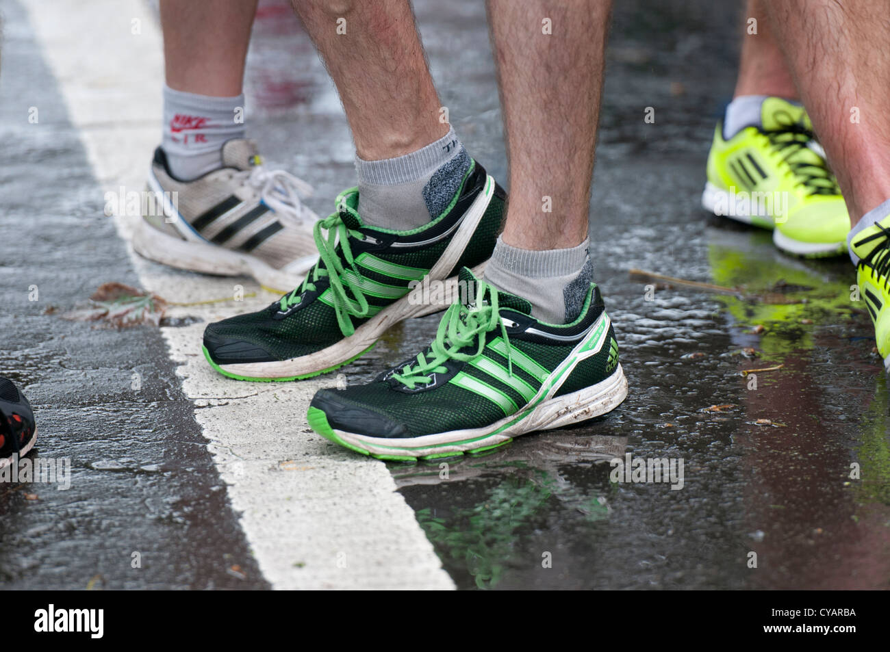 Running shoes detail Stock Photo Alamy