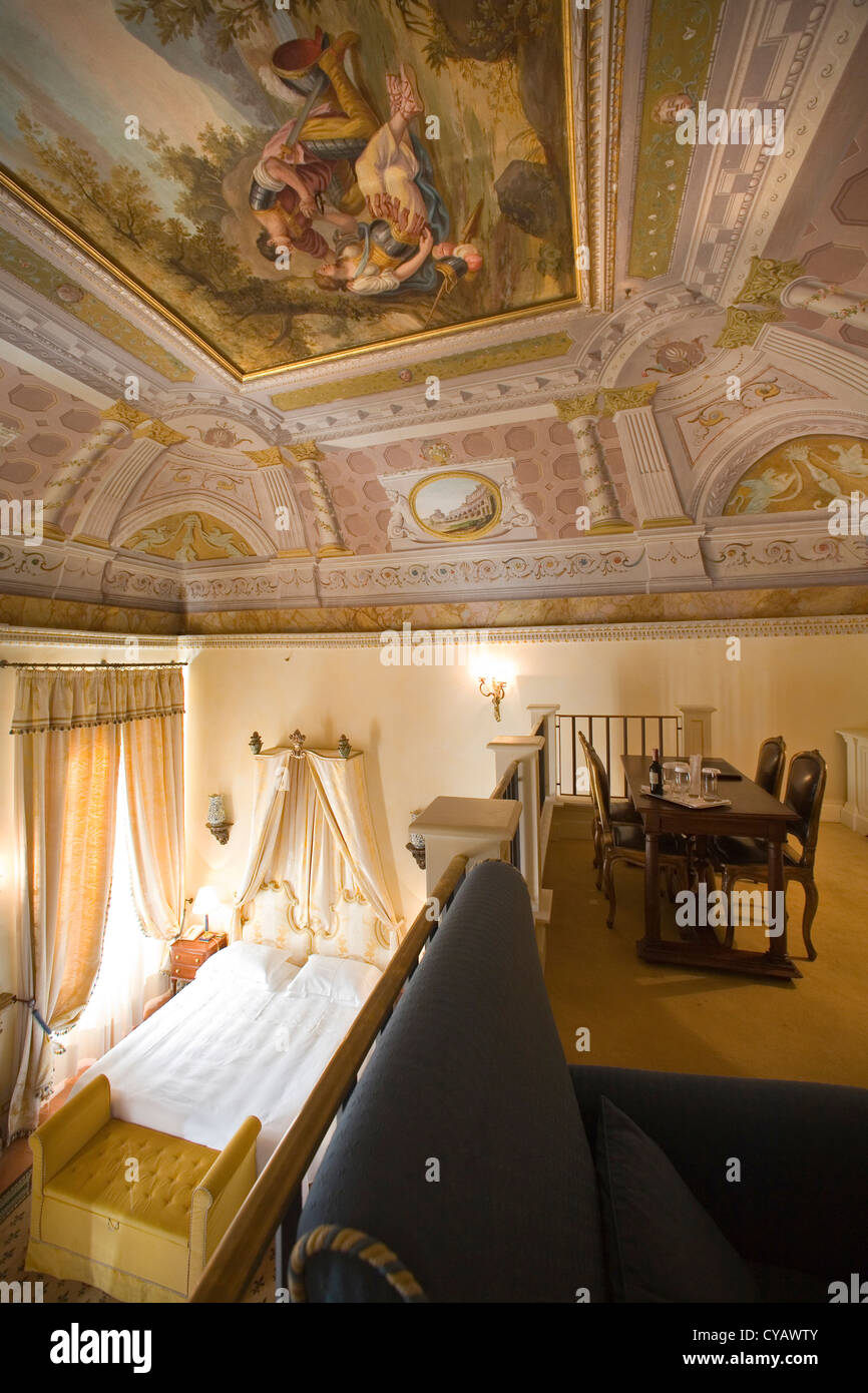europe, italy, tuscany, siena, hotel continental, suite Stock Photo