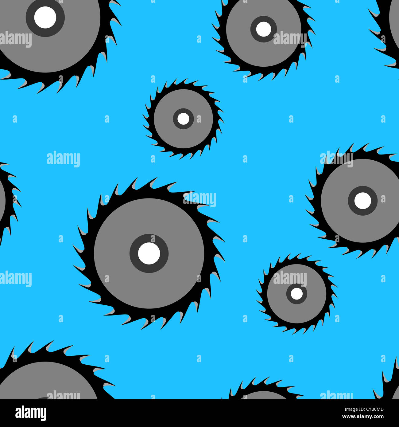 Circular saw blade seamless wallpaper, vector illustration Stock Photo ...