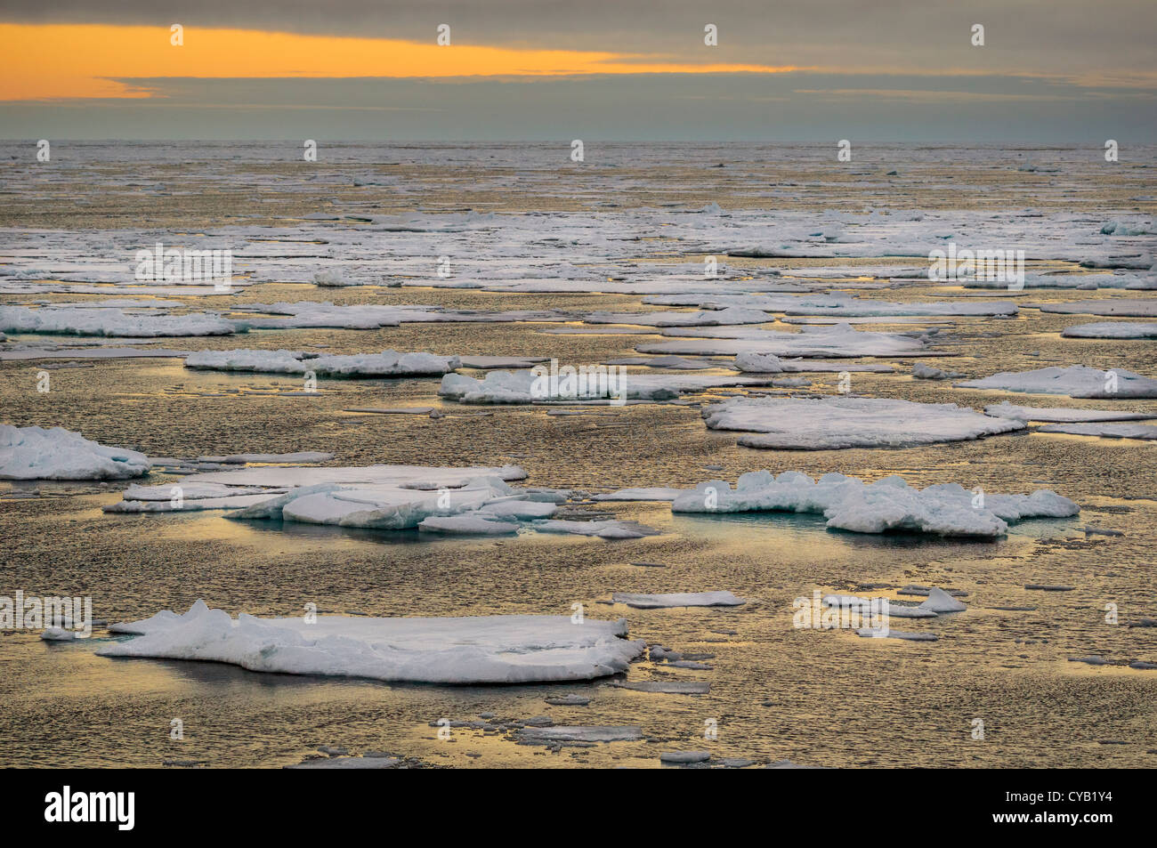 GREENLAND SEA ARCTIC Stock Photo