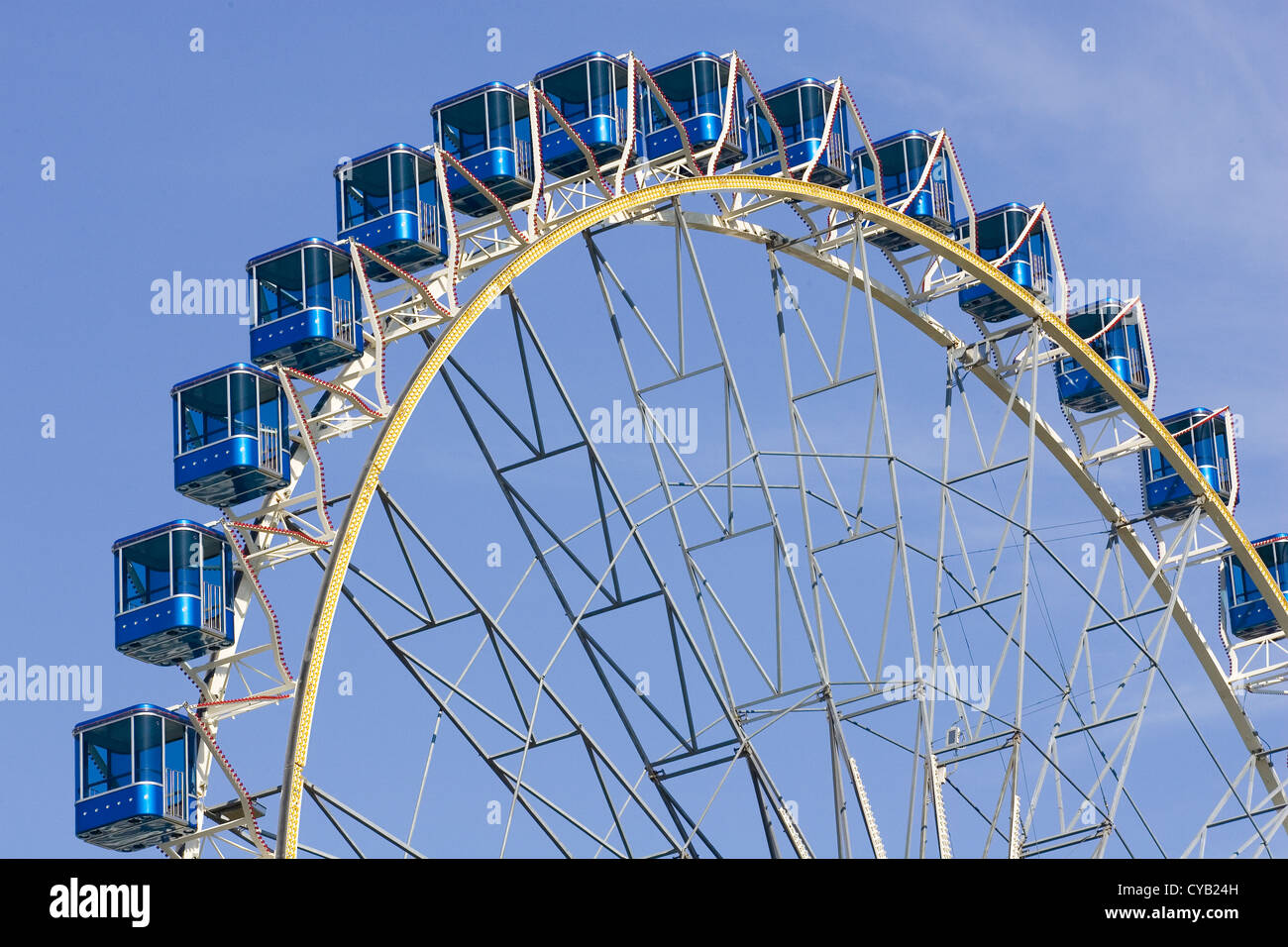 europe, switzerland, zurich, ferris wheel Stock Photo
