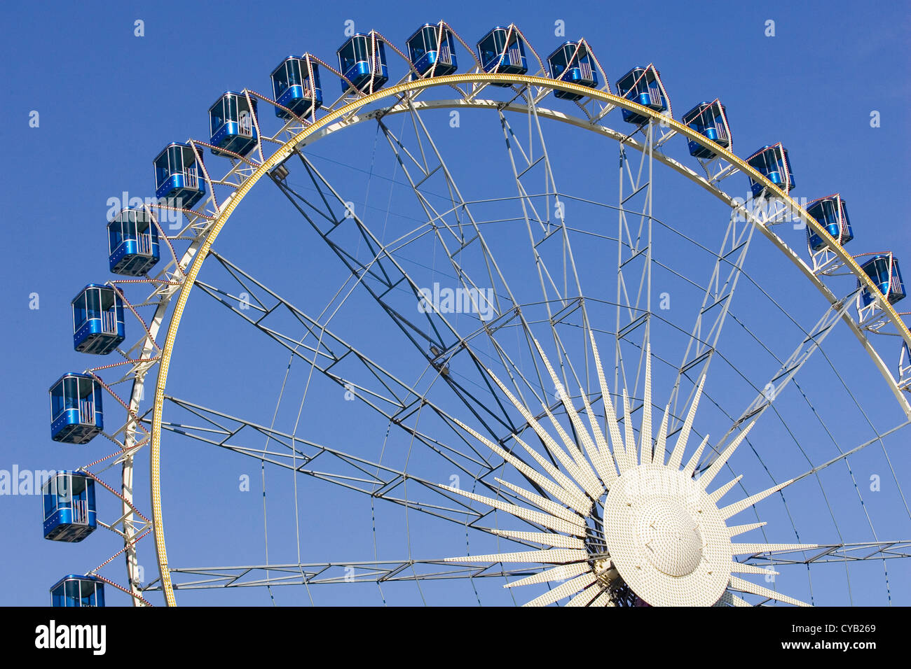 europe, switzerland, zurich, ferris wheel Stock Photo