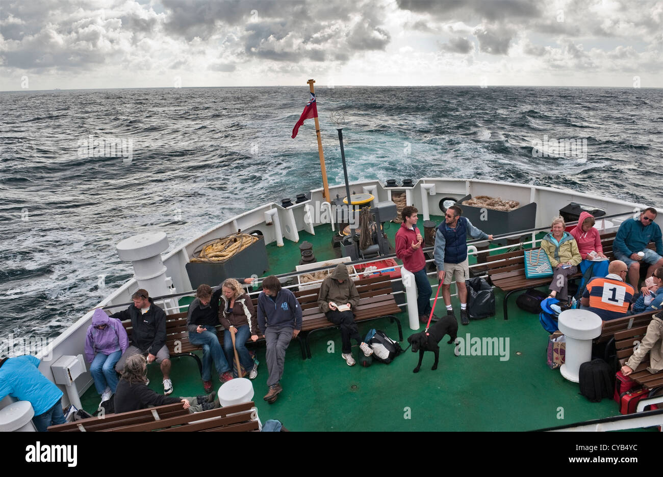 A typically rough crossing to the Isles of Scilly on board the