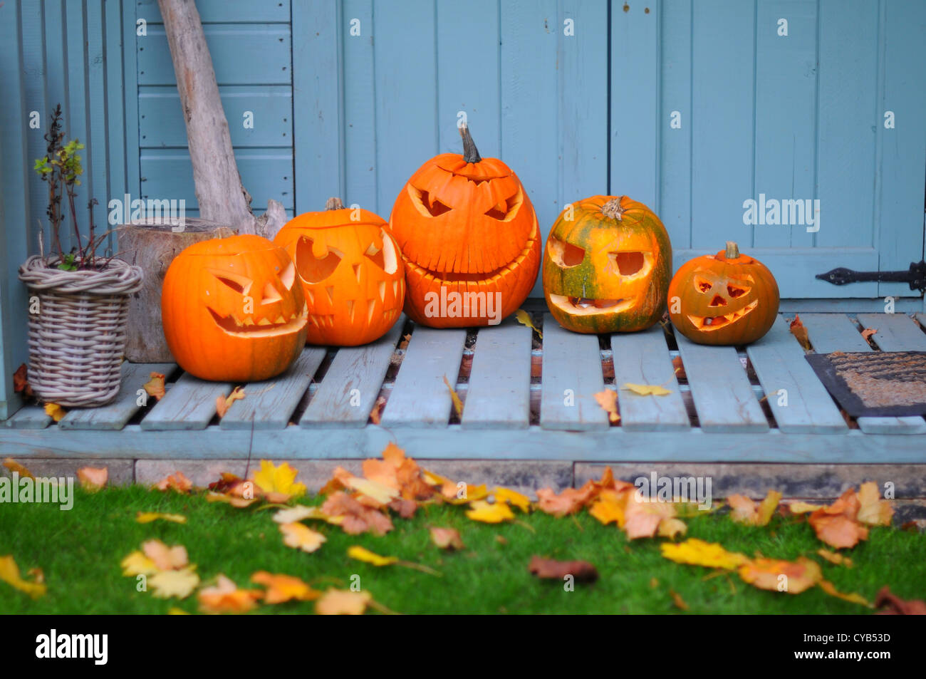 Carved pumpkins hi-res stock photography and images - Alamy