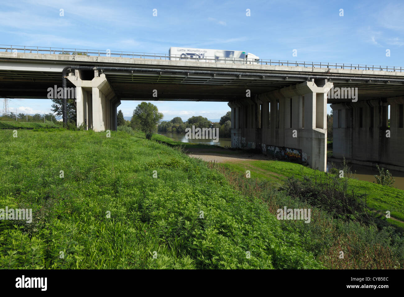 Viaduct of Indiano, Florence Stock Photo