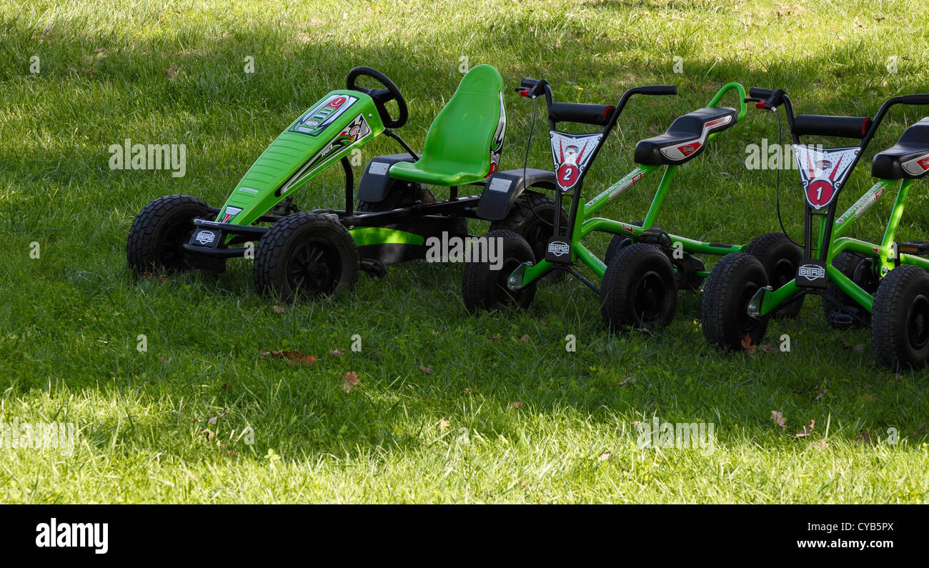 Pedal cars for children Stock Photo Alamy